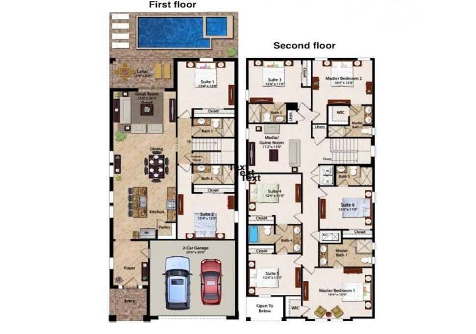 551-Luxury 8 Bedrooms Villa Pool& Spa-Movie Room ออร์ลันโด ภายนอก รูปภาพ